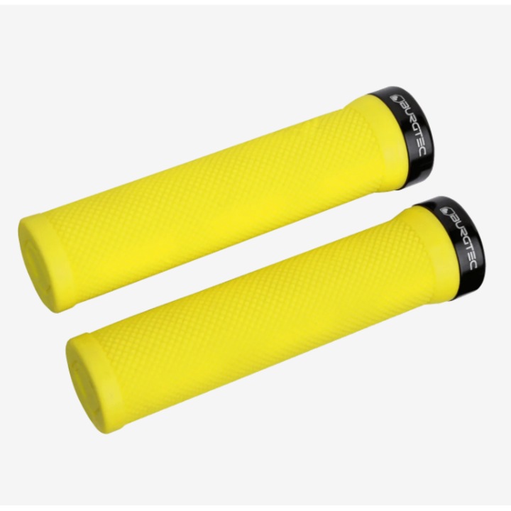 Mansoane premium Burgtec Bartender, diametru 30 mm, full grip, aderenta extrema, galben
