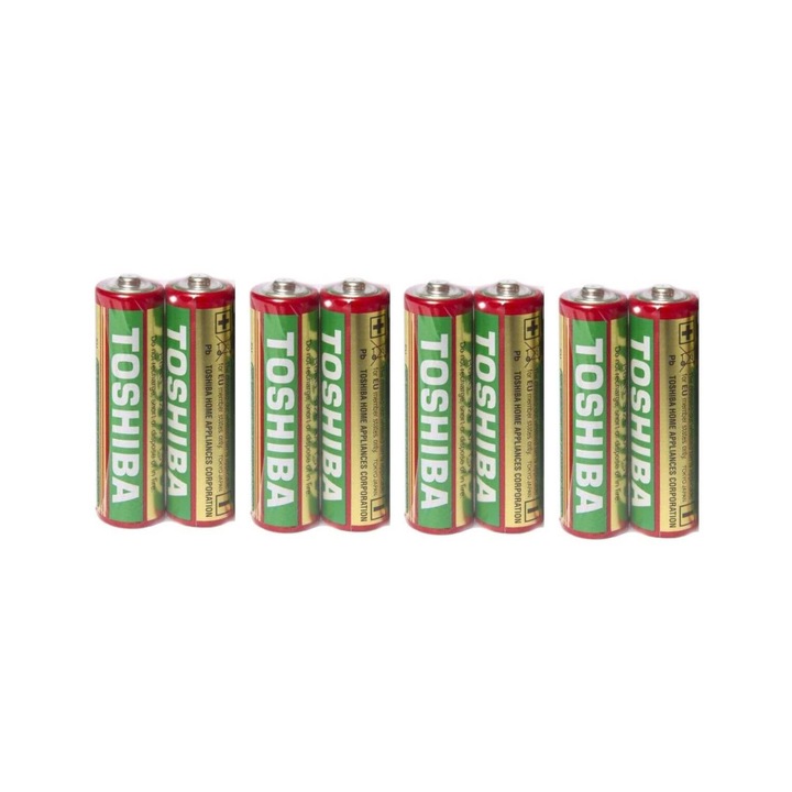 8 db Toshiba AAA 1,5 V R3 nagy teljesítményű alkáli elem készlet