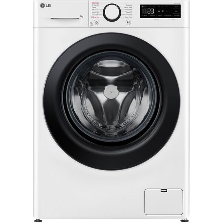Masina de Spalat Rufe Frontala Slim LG F2WR509SBW, AI Direct Drive, 9 kg, 1200rpm, Clasa A, Alb