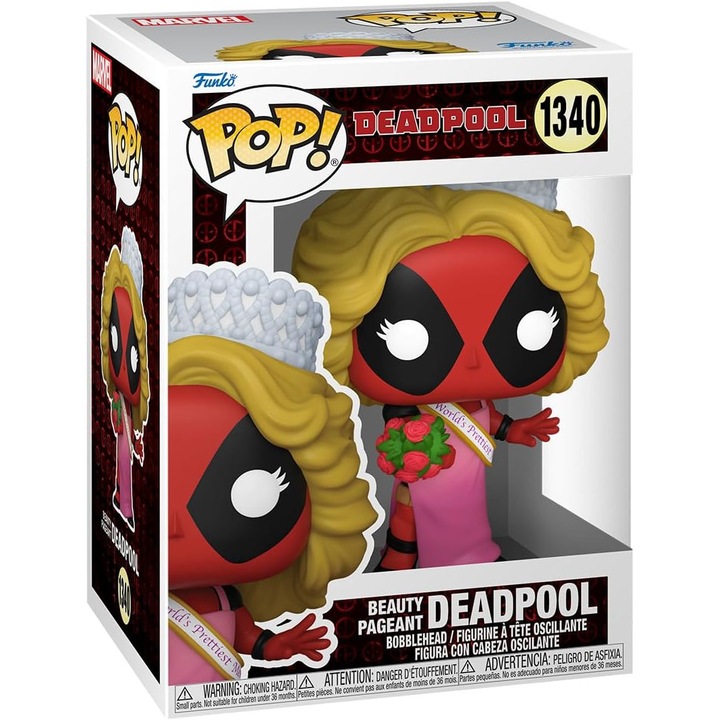 Figurina - Pop! Deadpool: Beauty Pageant Deadpool, Multicolor, cm