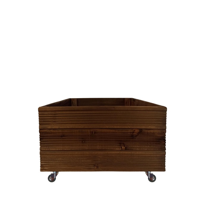 Ghiveci, Floranica, Lemn, 50x53x28cm, Maro