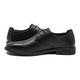 Pantofi barbati Mels stil derby, negri, din piele naturala FNX16233, 39 EU