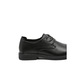 Pantofi barbati Mels stil derby, negri, din piele naturala FNX16233, 40 EU