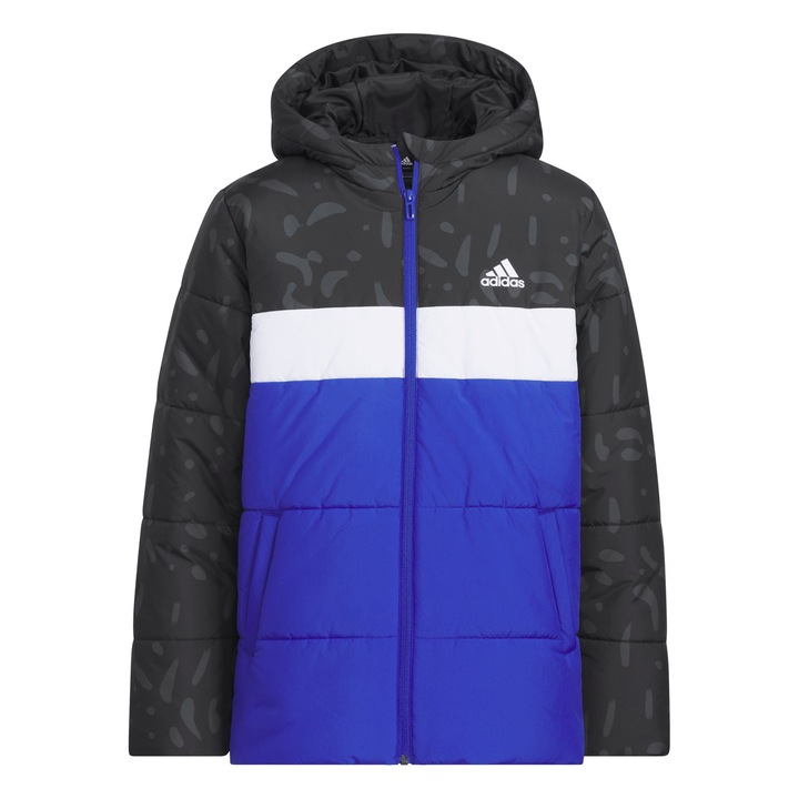 Geaca copii adidas, Poliester, Albastru, Albastru