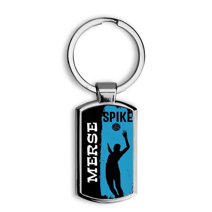 Röplabdás elegáns fém kulcstartó Merse