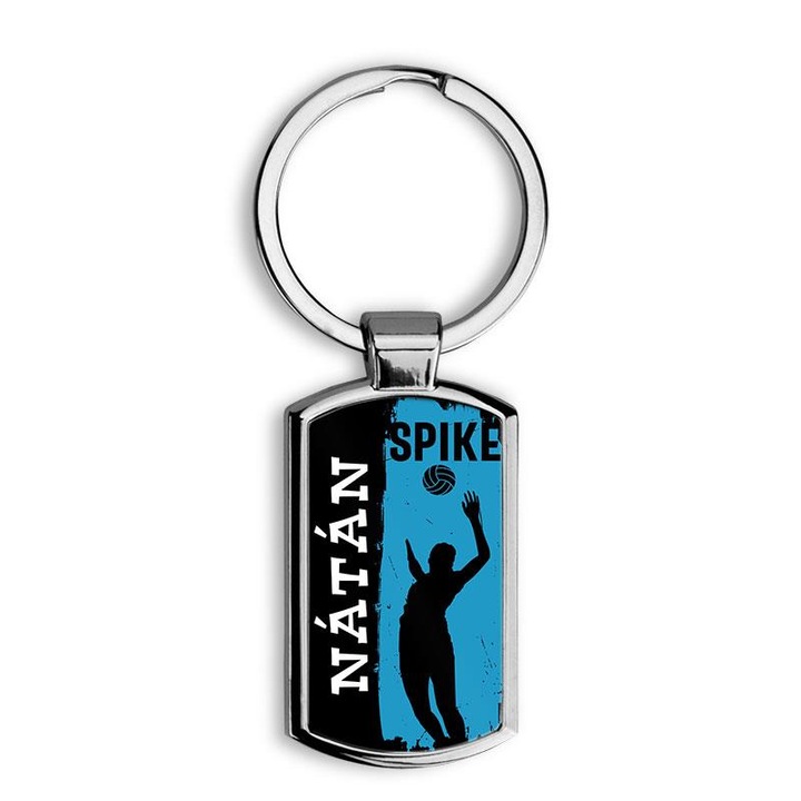 Röplabdás elegáns fém kulcstartó Nátán