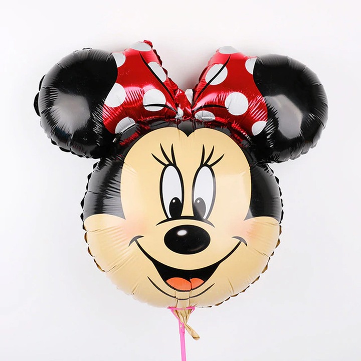 Balon cap Minnie, 65 x 70 cm, Rosu