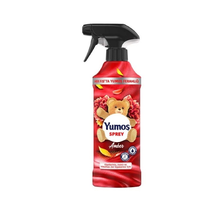 Borostyán illatos spray szobákra, ruhákra, bútorokra és kárpitokra 450ml, Yumos