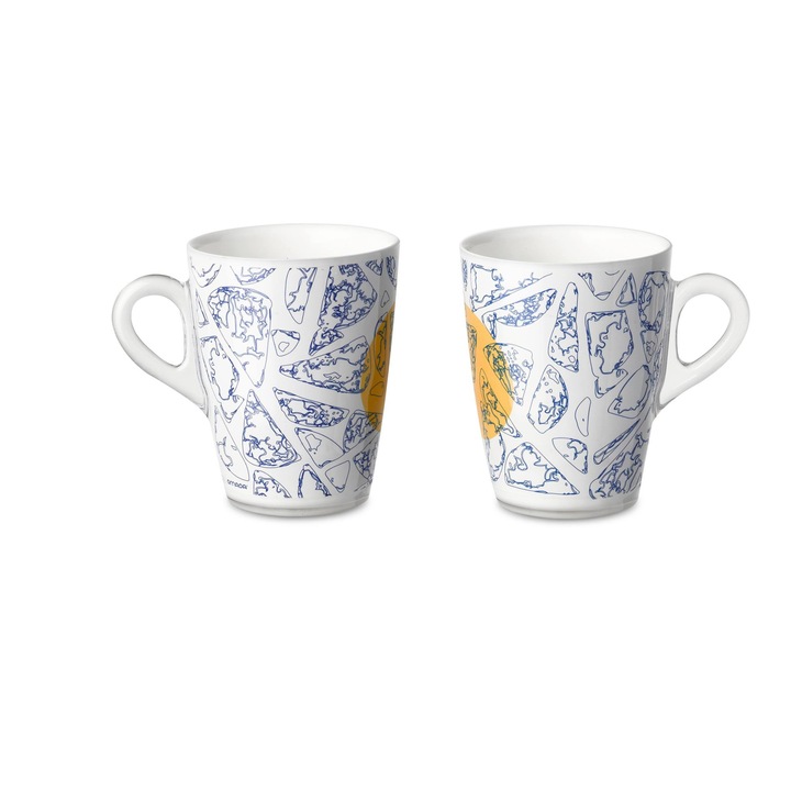 Set de 2 cani PlexArt 8.5x5x11 cm 35 cl Nature