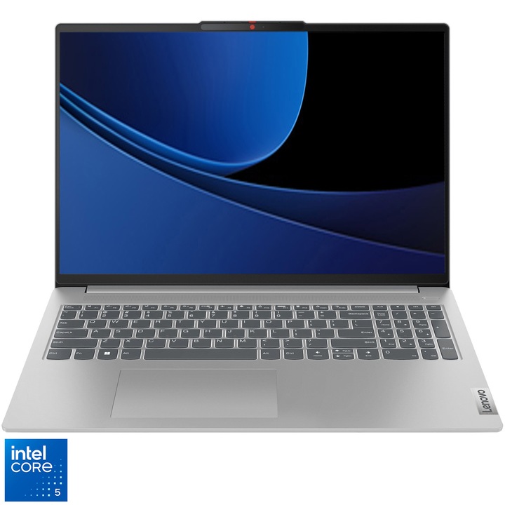 Лаптоп Lenovo IdeaPad Slim 5 15IRU9, Intel® Core™ 5 120U, 15.3", WUXGA, IPS, 32GB LPDDR5x, 1TB SSD, Intel® Graphics, No OS, Cloud Grey