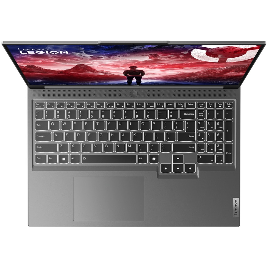 Laptop Gaming Lenovo Legion Slim 5 16AHP9 cu procesor AMD Ryzen™ 7 8845HS pana la 5.1GHz, 16" WQXGA, IPS, 165Hz, 16GB DDR5, 512GB SSD, NVIDIA® GeForce RTX™ 4070 8GB GDDR6, No OS, Luna Grey, 3y on-site Premium Care