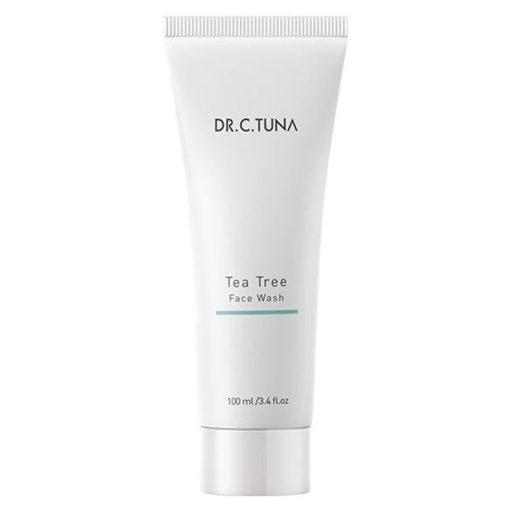 Gel de Curatare a fetei cu Arbore de ceai Dr. C Tuna, ten gras si mixt, Farmasi, 100 ml