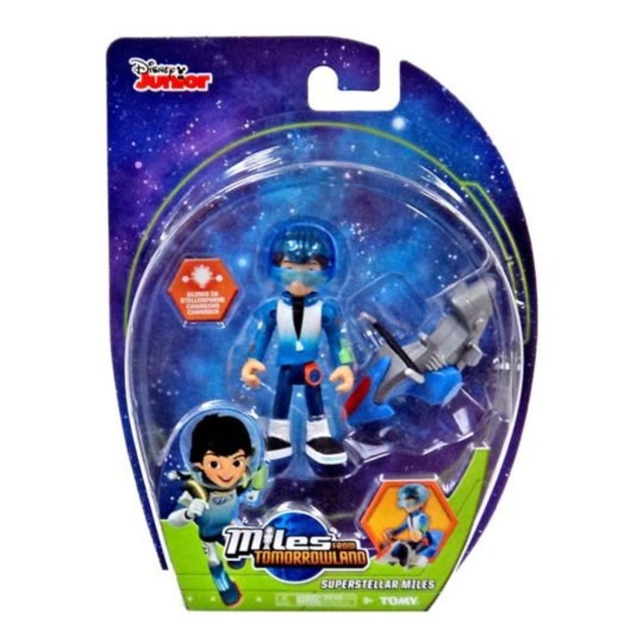 Miles Superstellar figura, Tomy, műanyag, többszínű, 8 cm