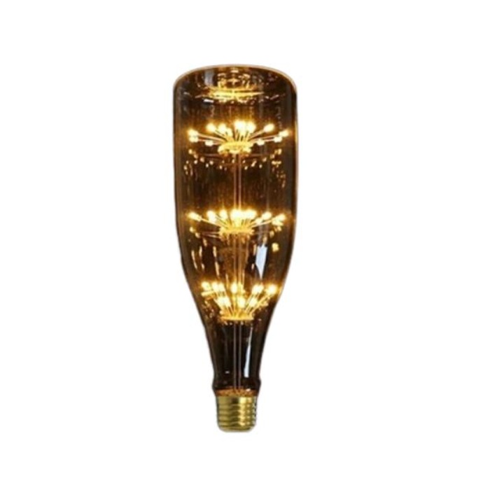 Bec Led Edison Bec Vinage STAR BIG BOTTLE, Edison LED Foc Artificii, 3W, Soclu E27 ...