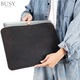 Husa Laptop 15.6" din piele naturala, BUSY LDY & GTM, maro inchis