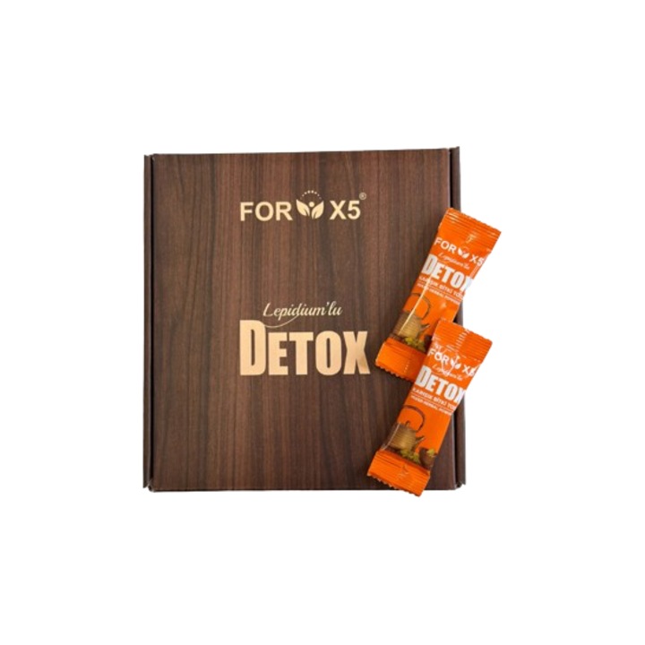 FORX5 karcsúsító tea, Lepidium Detox, 30 tasak x 4g