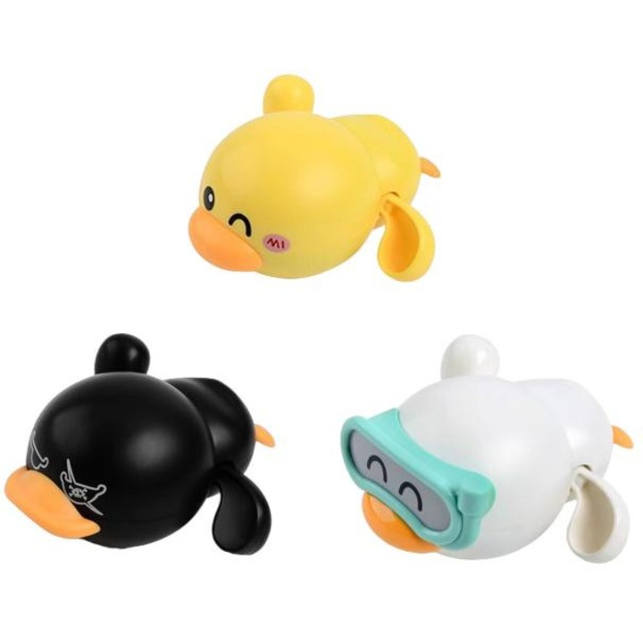 3 db-os fürdőjáték készlet gyerekeknek, Szilikon, Többszínű