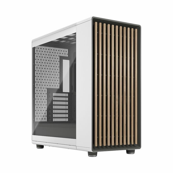 Корпус Fractal Design North XL TG, Middle Tower, без захранване, ATX, E-ATX Бял