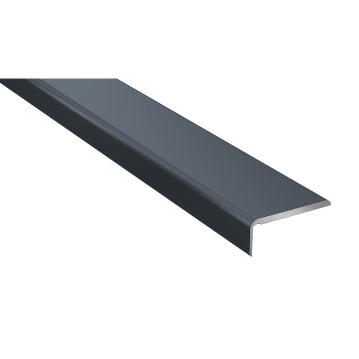 Profil trecere aluminiu pentru finisare, Arbiton, CS25, Antracit, A3, 200 cm