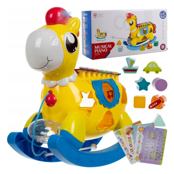 Interaktív játék Calut xilofonnal - 8 az 1-ben, Kruzzel