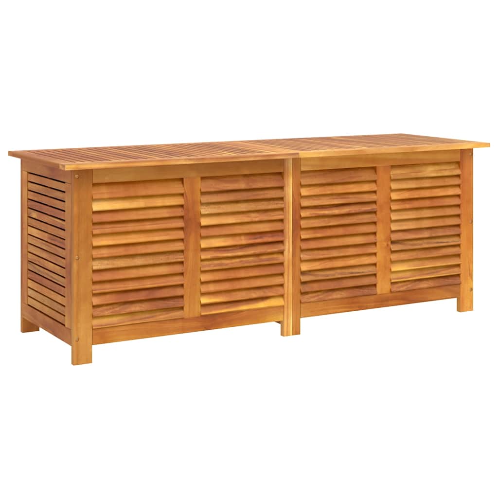 Lada depozitare gradina cu grilaj vidaXL, 150x50x56cm, lemn masiv