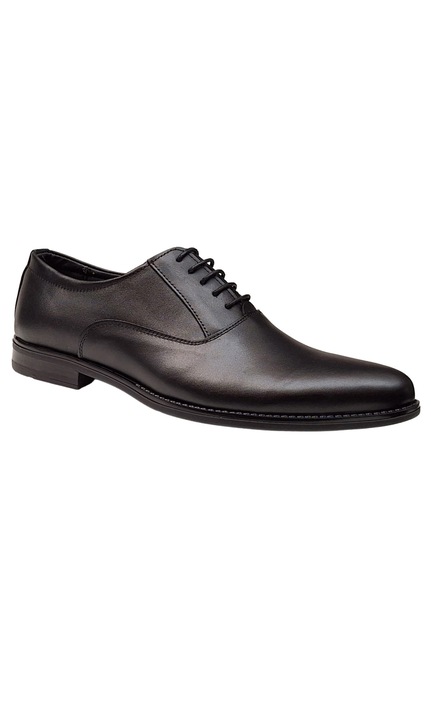 Pantofi barbati eleganti din piele naturala Enzo - GKR84, Negru