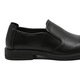 Pantofi barbati Mels fara siret, negri, din piele naturala FNX16235, 41 EU