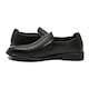 Pantofi barbati Mels fara siret, negri, din piele naturala FNX16235, 41 EU