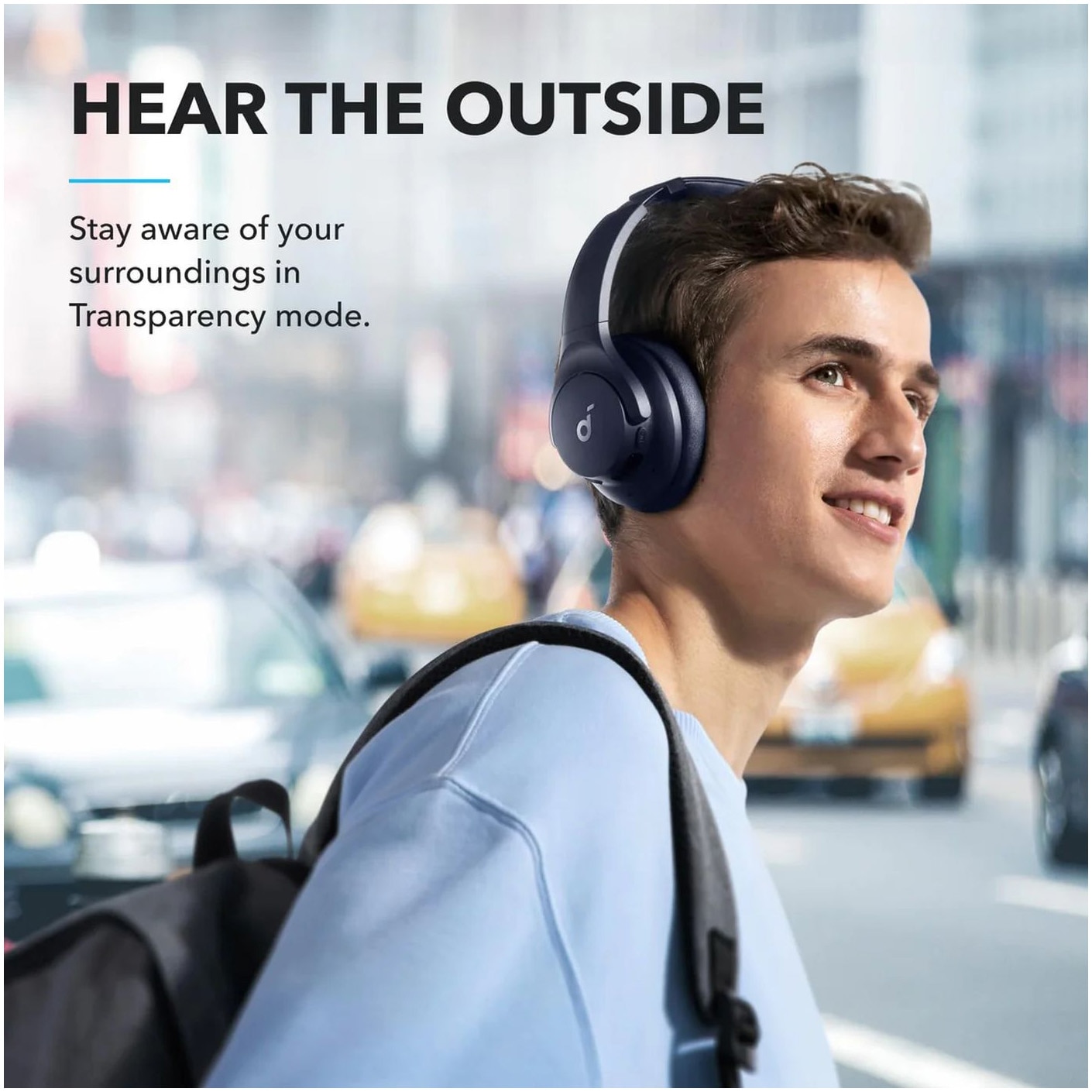 Casti Over-Ear Anker Soundcore Life Q20i, Wireless, Hybrid Active Noise ...