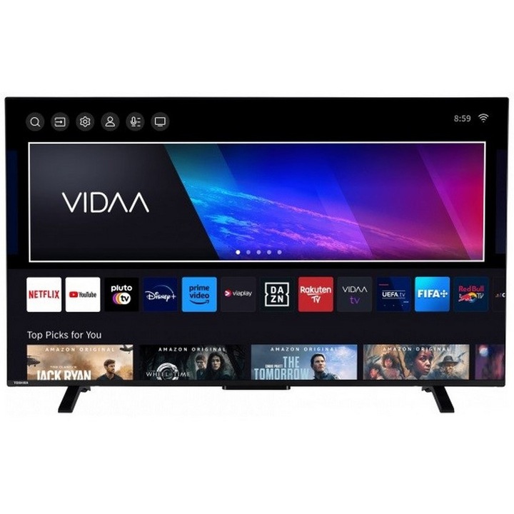 Smart DLED TV, Toshiba, 55UV2363DG, 55", 4K UHD, Fekete