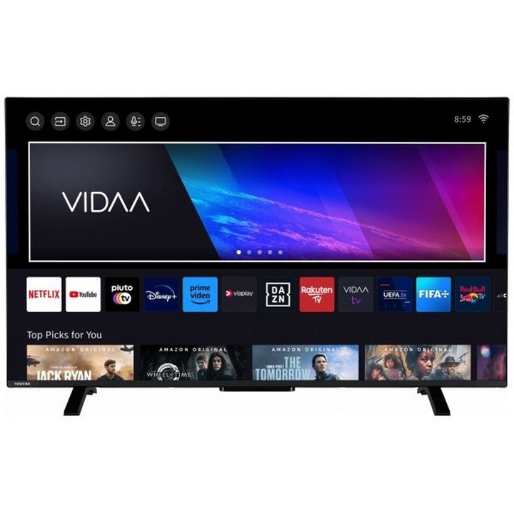 Smart DLED TV, Toshiba, 50UV2363DG, 50", 4K UHD, Fekete