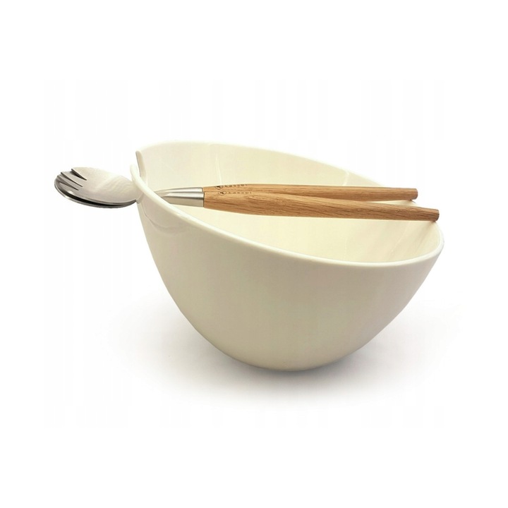 Bol de salata cu ustensile, cu ustensile, Kassel