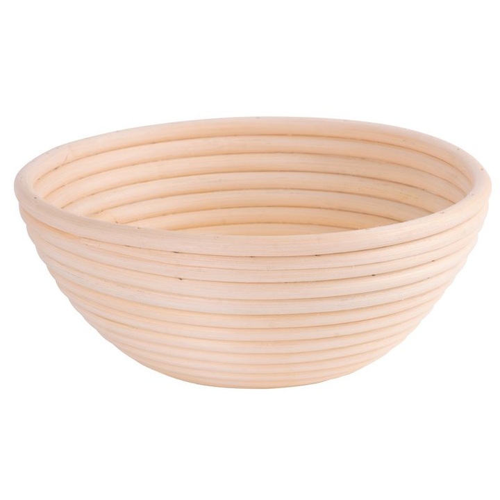 Cos pentru dospirea painii din ratan Strend Pro, maxim 800g, 22x8 cm, rotund