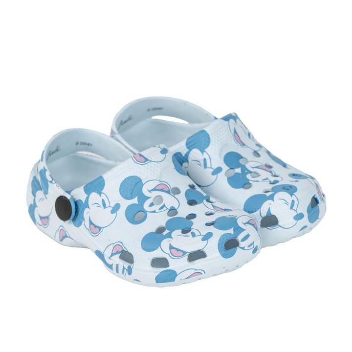 Papuci clogs plaja premium Mickey Mouse 21955, Albastru