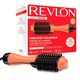 Perie electrica fixa REVLON, One Step Hair Dryer & Volumiser, RVDR5222AE, pentru par mediu si lung, Apricot
