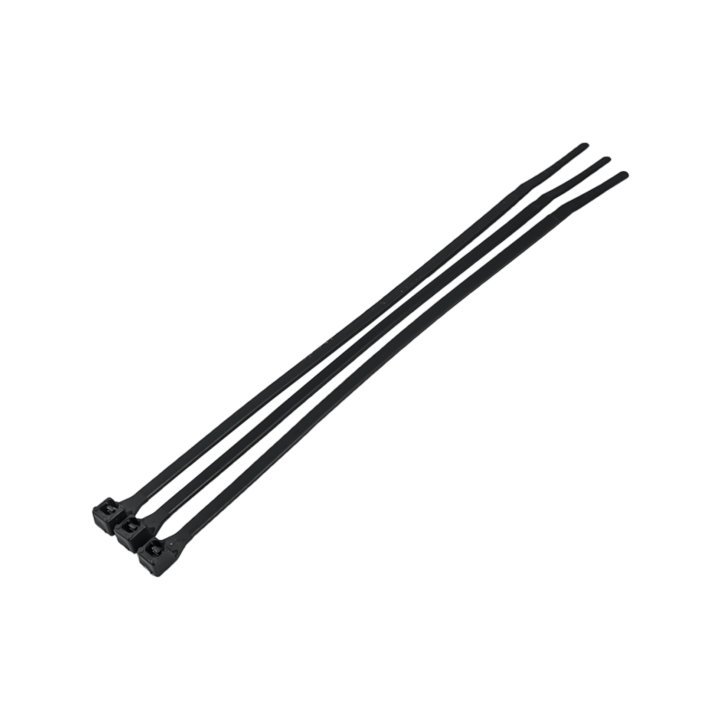 Кабелни връзки Hydrostab Dupont, 4.4x250 мм, Черен, 3 Броя