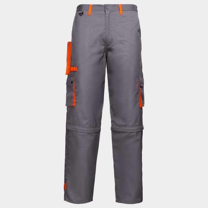 Работен панталон Stenso Cargo DM 2in1, сив, 56