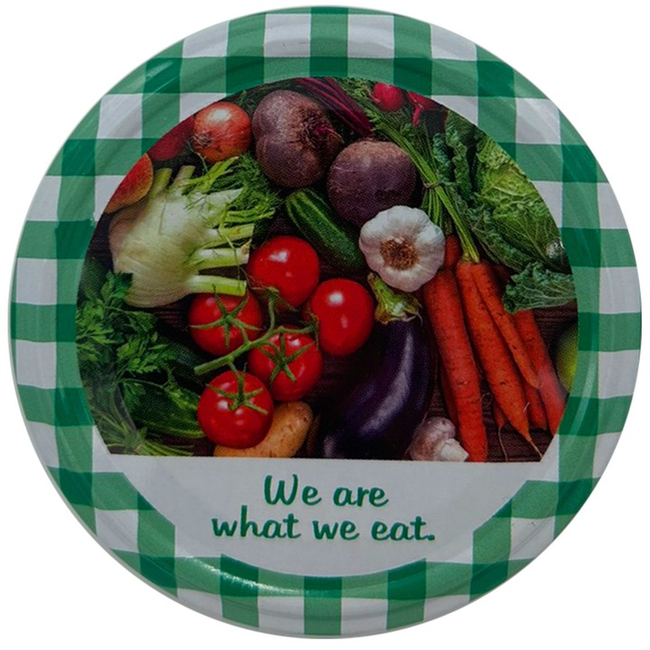 Set capace cu filet, Danros, Legume patrate, Ф82, Metal, 20 buc