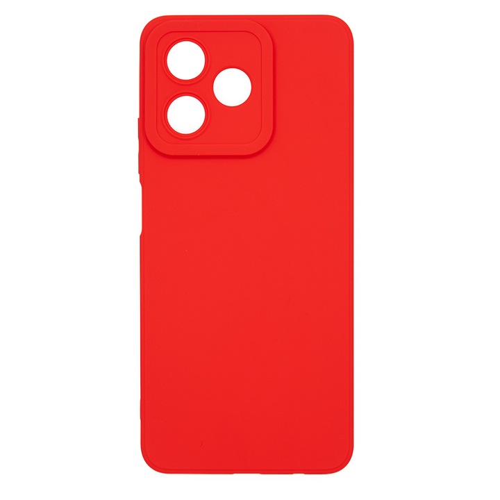 Калъф BestCase® 0.8MM Slim Силиконов, Съвместим с Realme C53, Устойчив на износване, Защита на камерата, Червен
