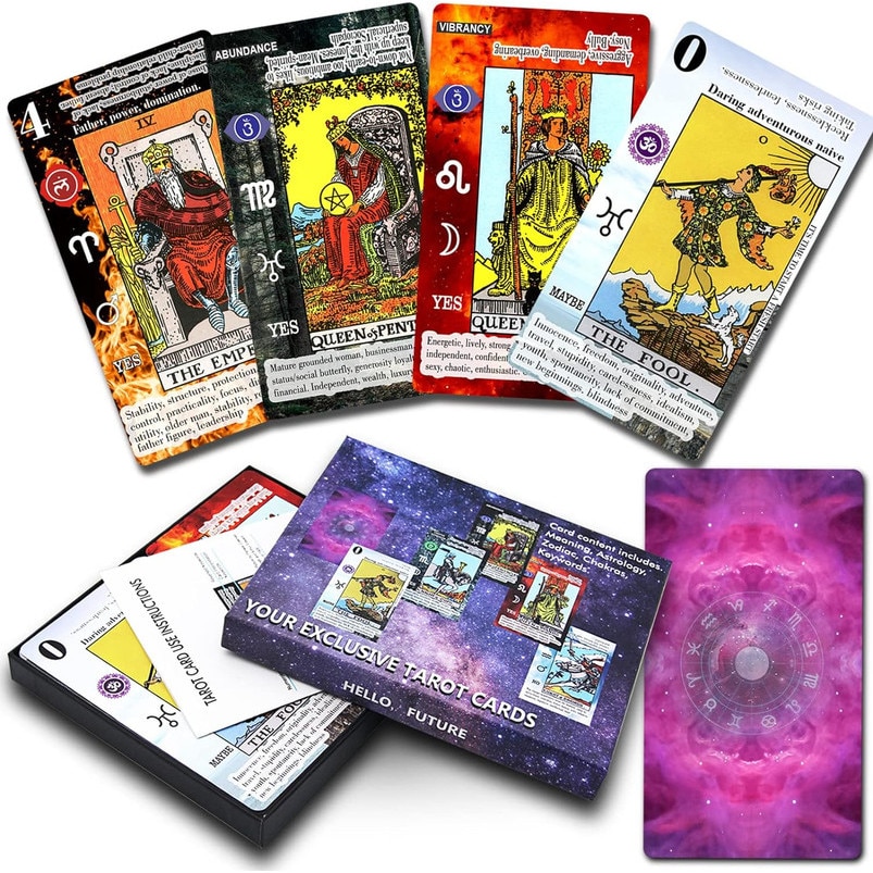 Tarotul Pachet tarot, Pentru incepatori, Hartie, Multicolor - eMAG.ro