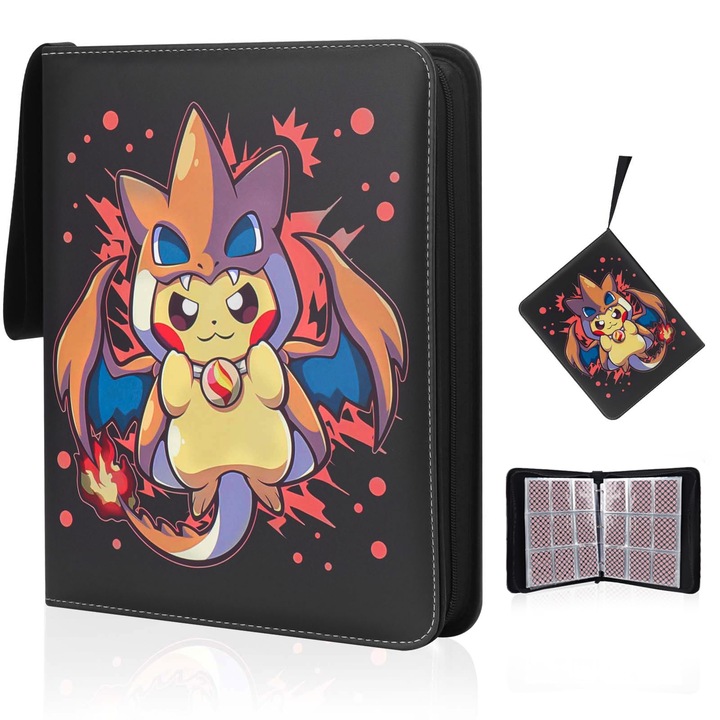 Könyvalbum, Vízálló, 28 x 33 cm, 900 nyílás, Fekete