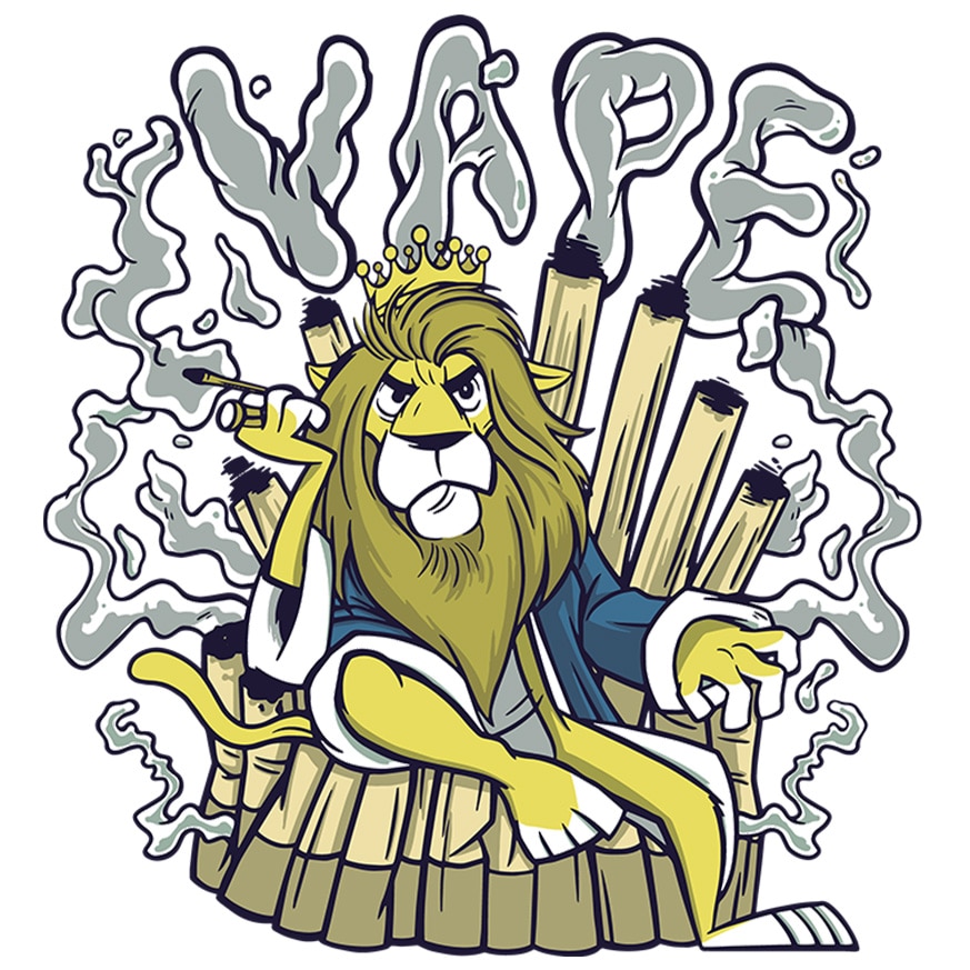 4 Less Co VAPE Smoke Shop Vinyl Banner – 45,7 X 121,9 Cm, Mit Metallösen, Matt
