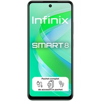 Telefon mobil Infinix SMART 8, 3GB RAM, 64GB, 4G, Crystal Green