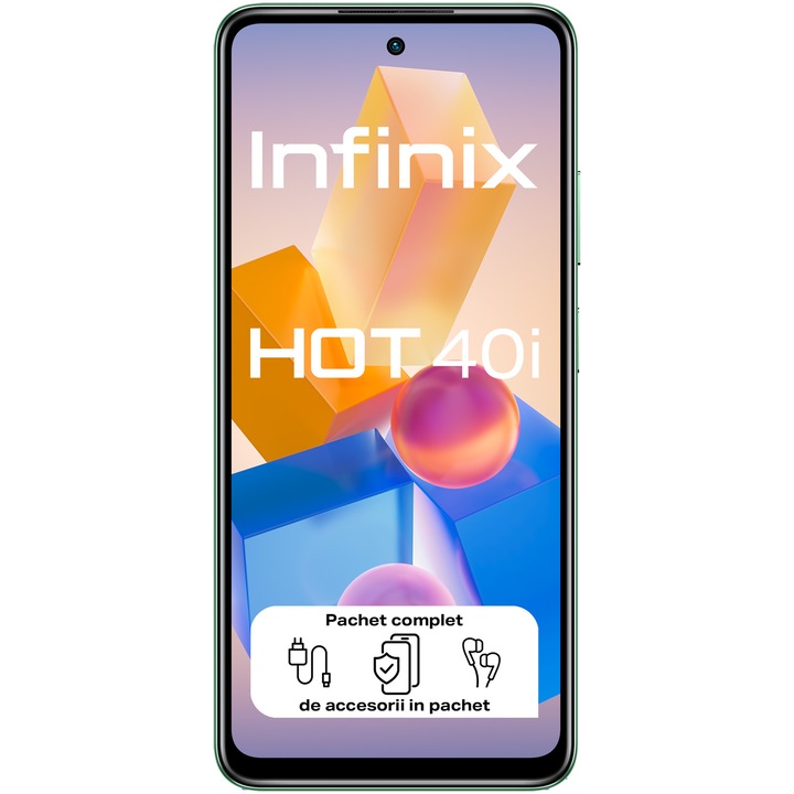 Смартфон Infinix HOT 40i, 8GB RAM, 256GB, 4G, Starfall Green