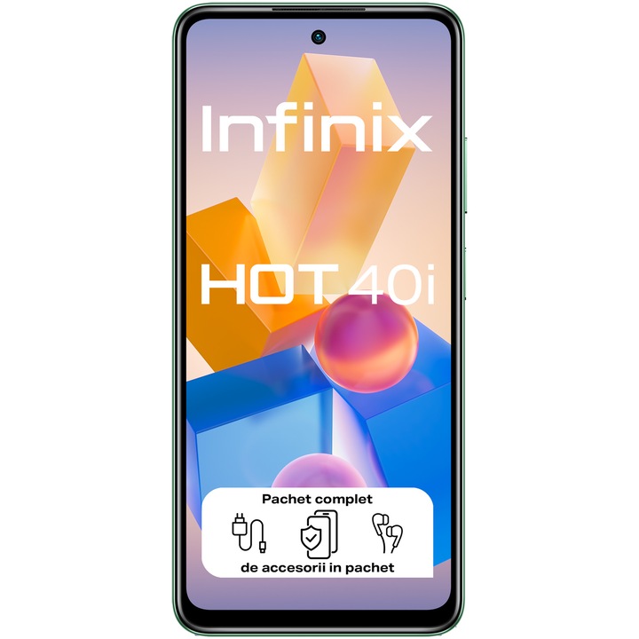 Смартфон Infinix HOT 40i, 8GB RAM, 256GB, 4G, Starfall Green