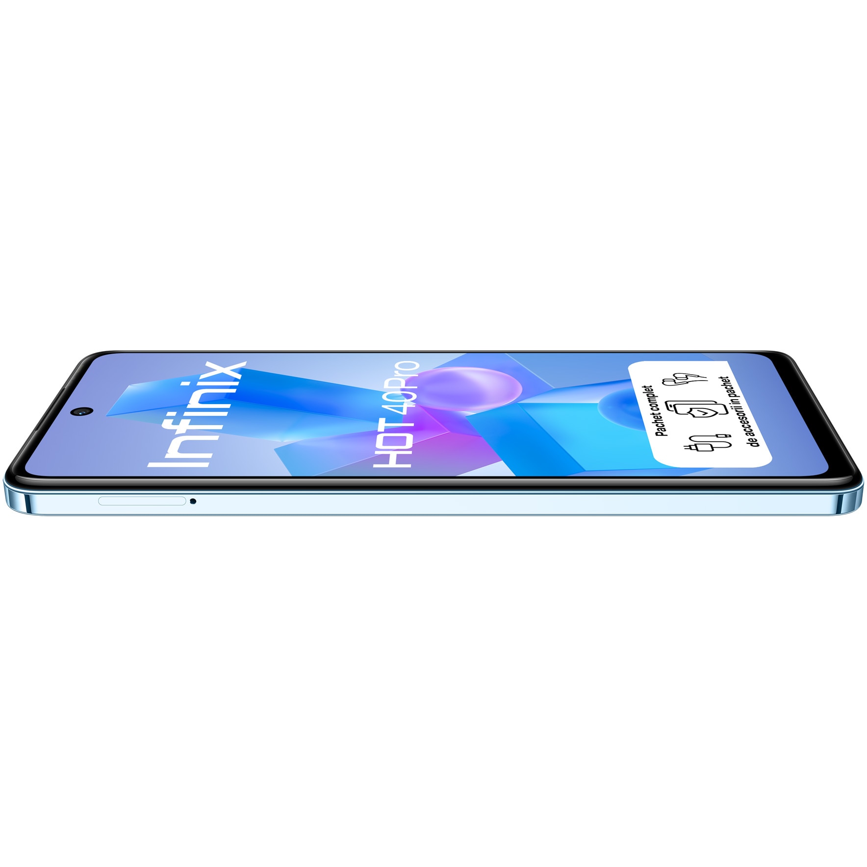 Telefon mobil Infinix HOT 40 Pro, 8GB RAM, 256GB, 4G, Palm Blue