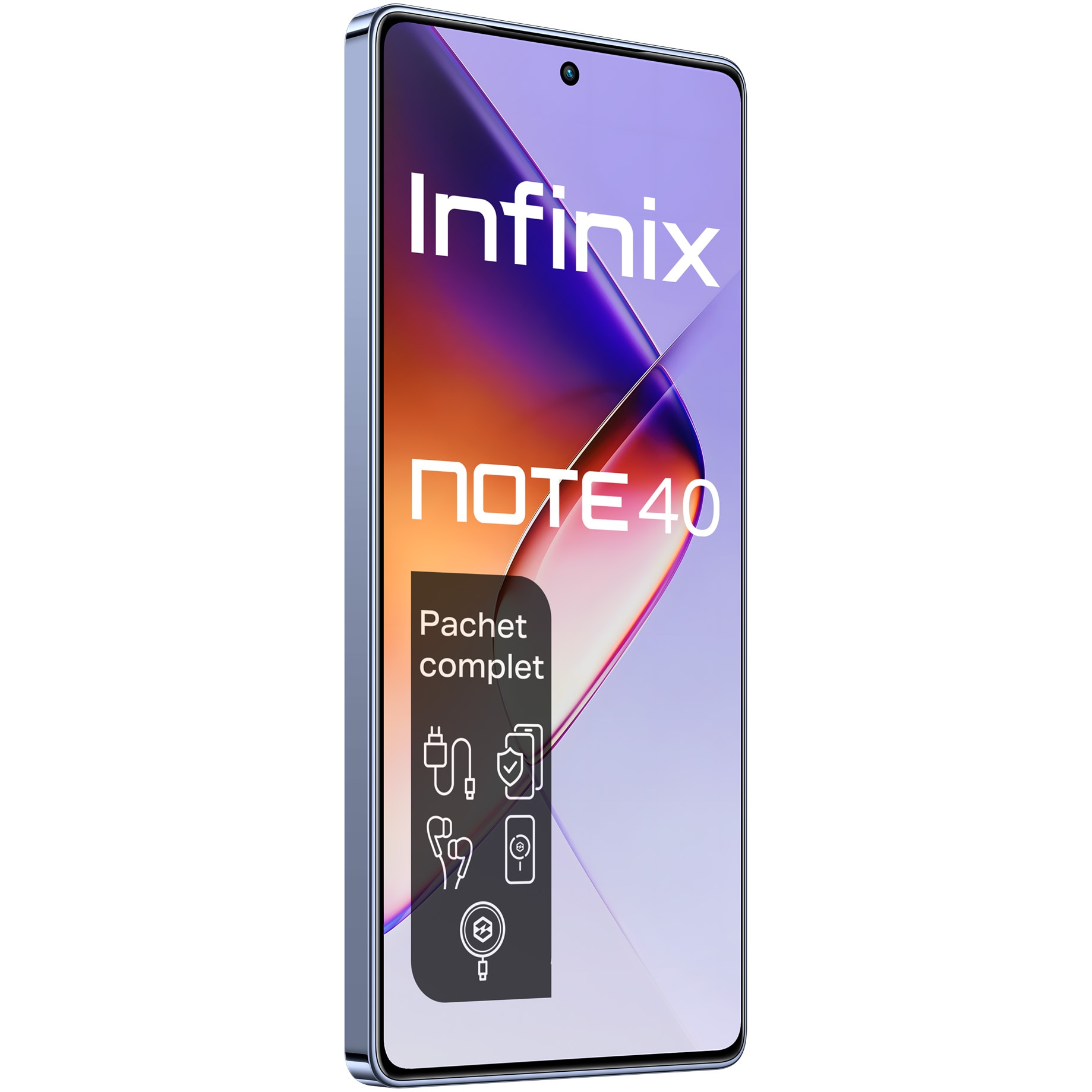 Telefon mobil Infinix NOTE 40, 8GB RAM, 256GB, 4G, Obsidian Black