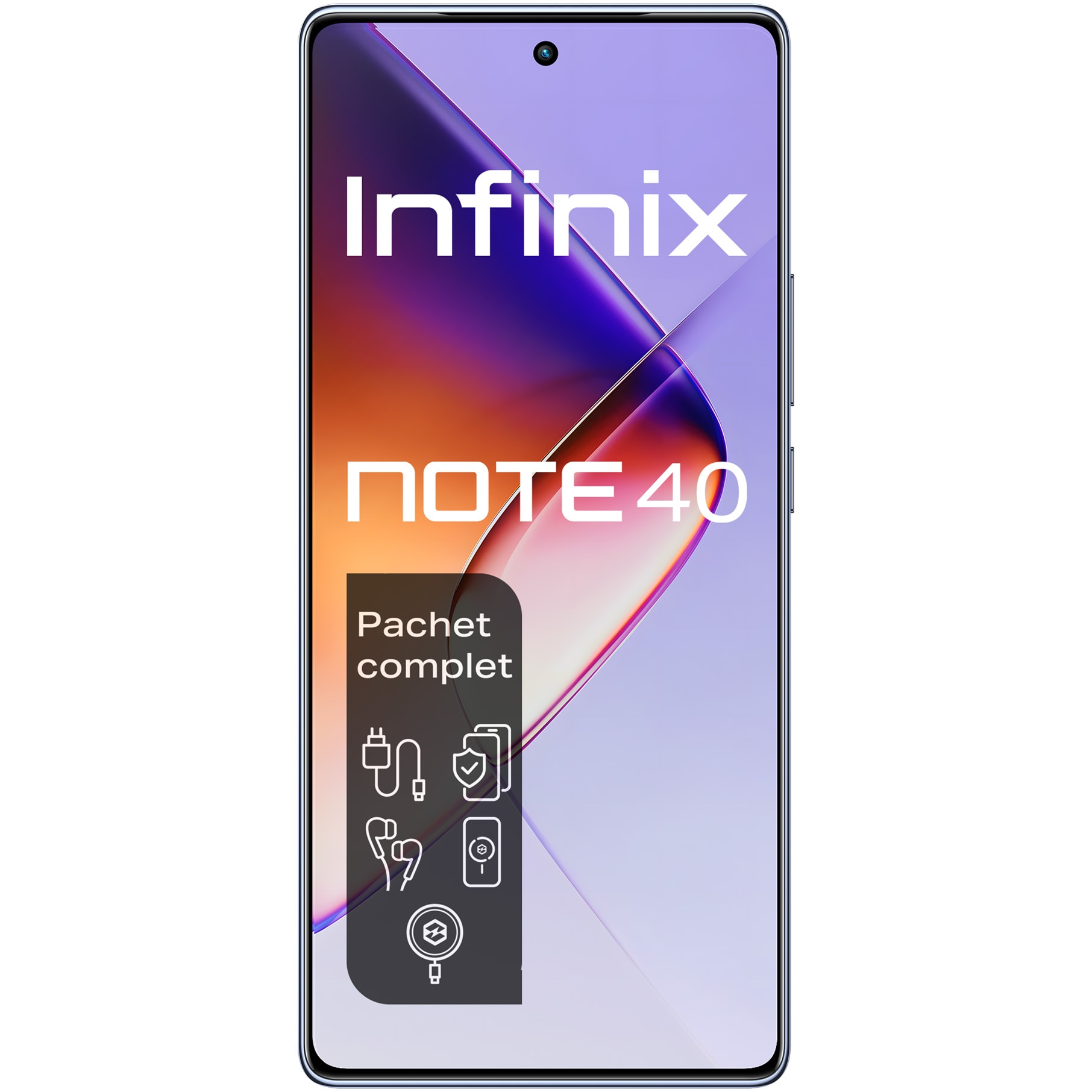 Telefon mobil Infinix NOTE 40, 8GB RAM, 256GB, 4G, Obsidian Black