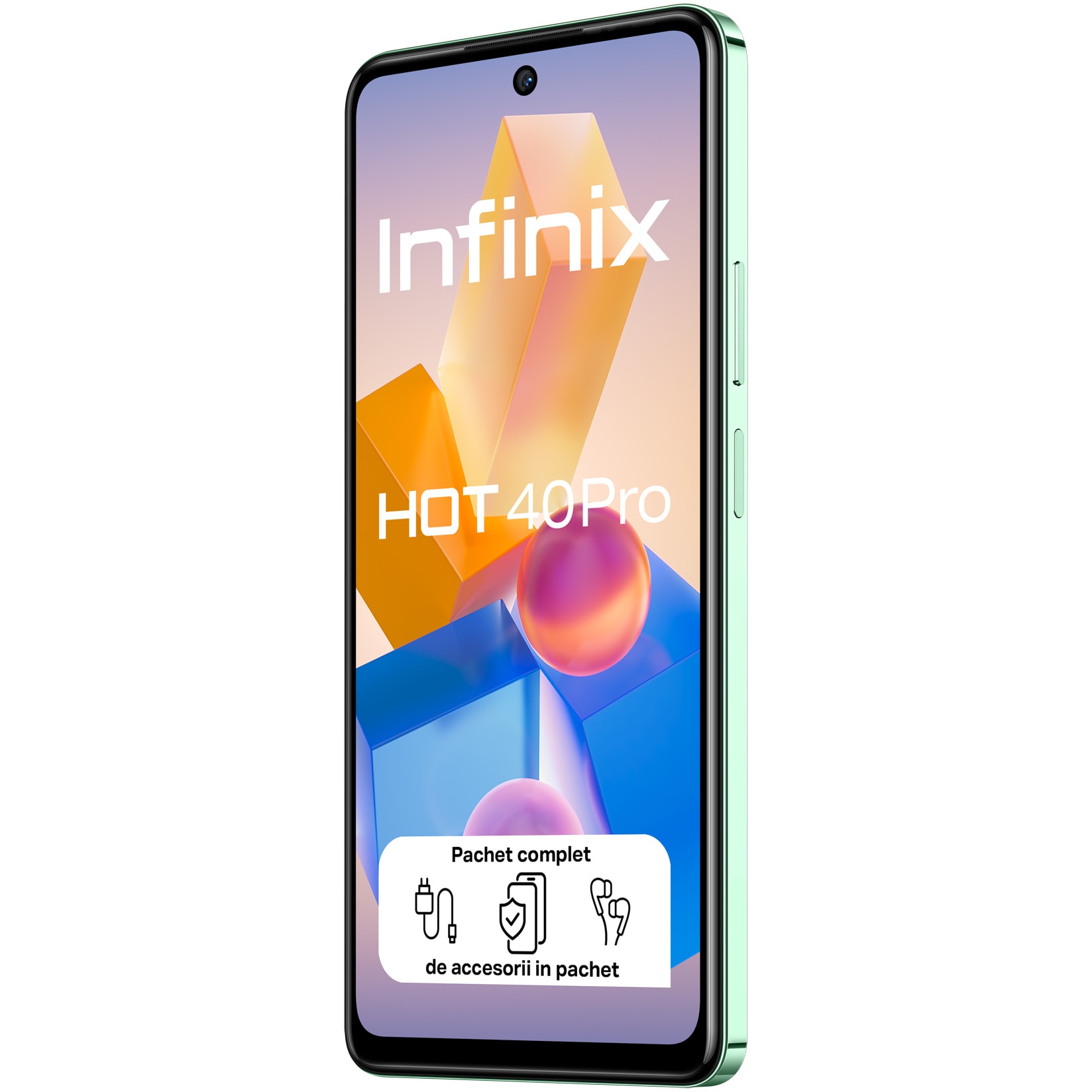 Telefon mobil Infinix HOT 40 Pro, 8GB RAM, 256GB, 4G, Starfall Green
