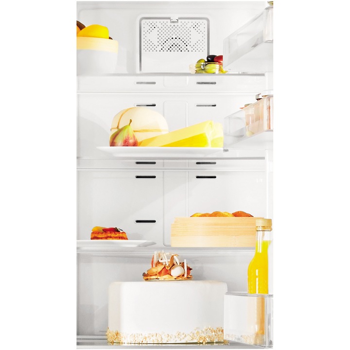 Combina frigorifica Whirlpool WFNF 82E OX, 320 l, No Frost, Tehnologie al 6 lea simt,Fresh Box, Clasa E, H 188.9 cm, Inox